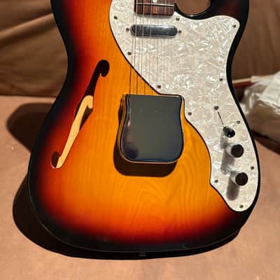 Fender killer! Clean Fernandes  Thin line tele 1993 - Sunburst image 5
