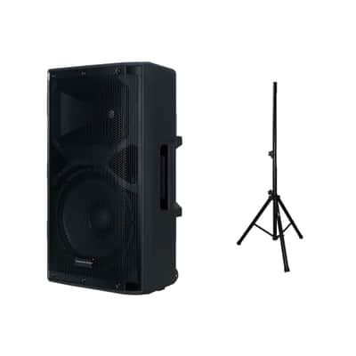 Set of 1x American Audio APX 12 GO 12" Battery-Powered BT Speaker w/ Speaker Stand image 1
