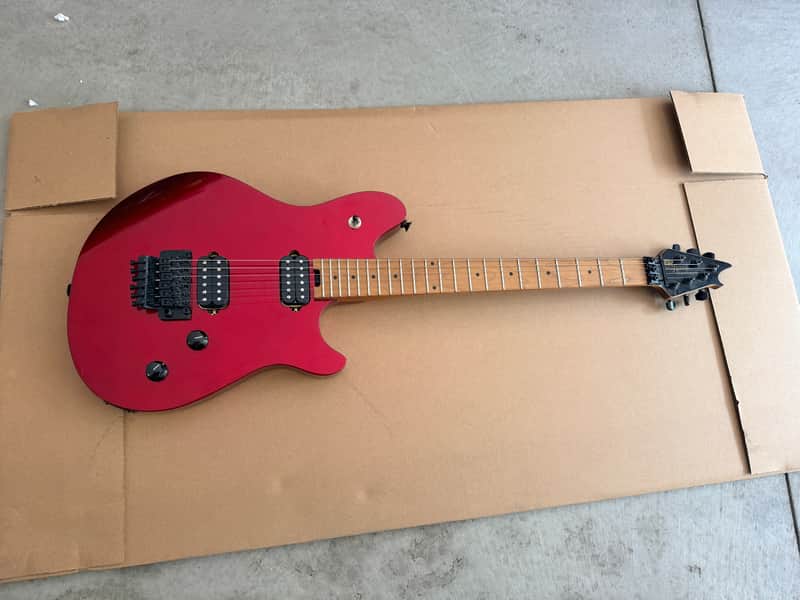EVH Wolfgang Standard FR Baked Maple Neck Red Electric Guitar image 1