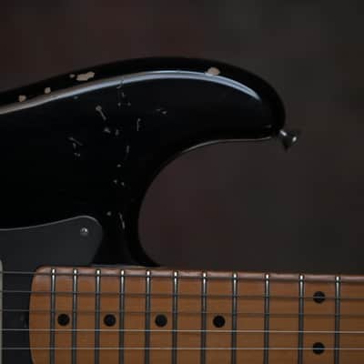 Del-Tone 50s S-Style - Black - Heavy Aging image 8