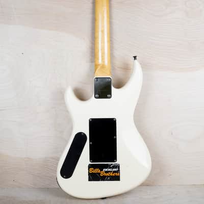 Greco Guitar Device BOM-60R Bombard with Khaler Locking Tremolo MIJ 1986 White Vintage Japan MIJ Fujigen w/ Gig Bag image 3