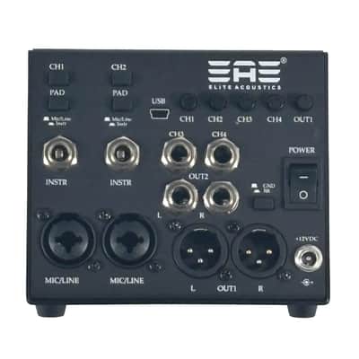Elite Acoustics EAE StompMix X4-2 PRO OPEN BOX - Digital Pedalboard Mixer - Digital Mixer Pedal with LFP Battery image 3
