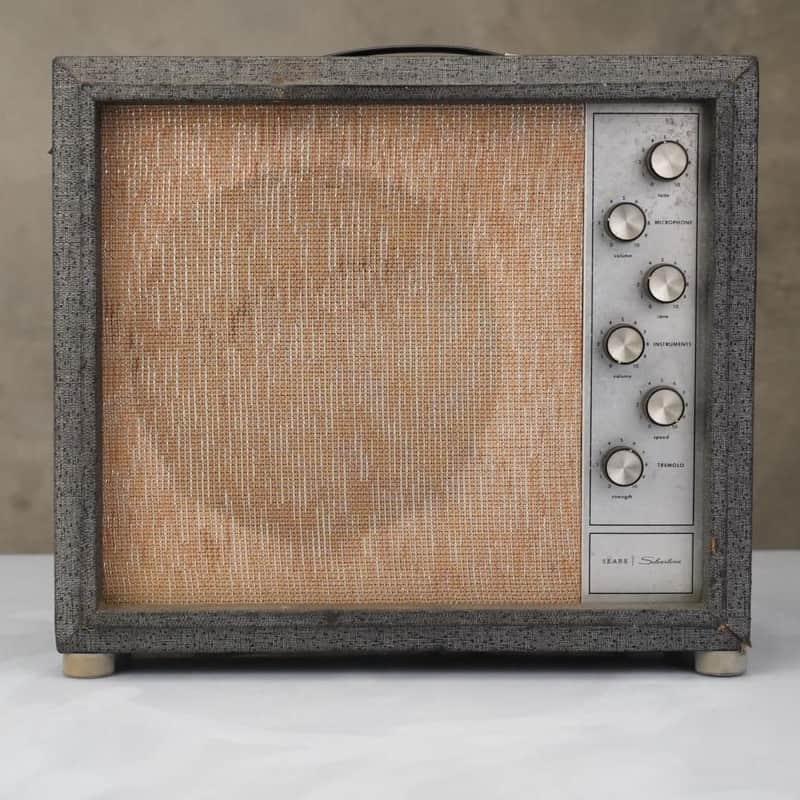 Immagine Silvertone Model 1482 1x12 Combo Guitar Amp #59003 - 1