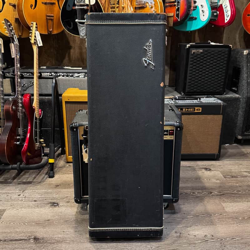 Fender Vintage Fender Hardshell Case Tail Logo 1967-1971 Black image 1