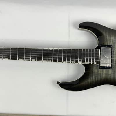 ESP LTD MH-1000 EverTune Electric Guitar Flame Maple Charcoal Burst B-Stock MH1000 MH 1000 - Korea image 12
