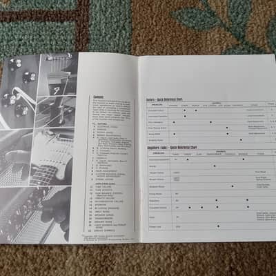 Vintage March 1967 Fender Service Manual for Guitars and Amplifiers! Rare, Original Case Candy! image 2