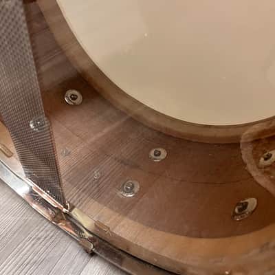 Slingerland No. 157 14x7" Student Model Snare Drum 1940s - Blue Duco image 9