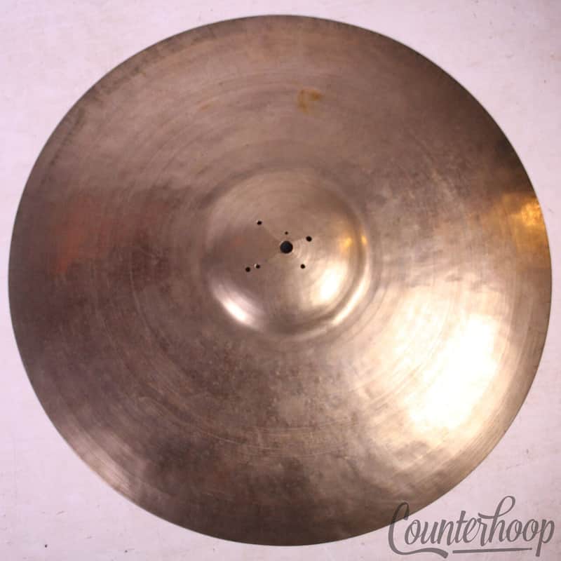 *K.Zildjian&Co Istanbul Thin 18"Crash Cymbal 1462g Hand-Hammered 40s IIA Turkey* image 1