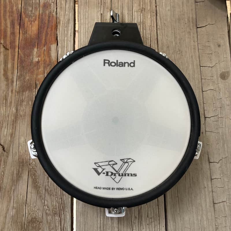 Roland PD-80 V-Pad 8" Single Zone Mesh Drum Pad 2010s - White electric drum set trigger pad image 1