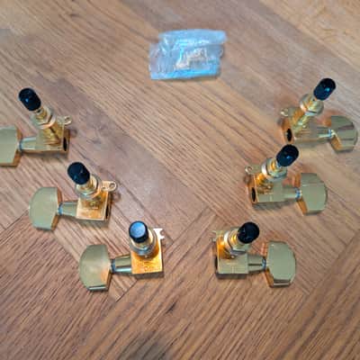 Schaller M6 Top locking tuners 1995 - Gold - 3L / 3R PRS Paul Reed Smith 1985-1998 image 4
