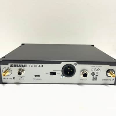 Shure GLXD4R Z2 GLXD14R Wireless Rackmountable Rack Ear Mount Receiver with Power Supply for GLXD GLXD1 GLX-D GLXD4=-Z2 Vocal Mic Guitar Instrument Advanced Digital Wireless Systems Band 2400-2483.5MHz for GLXD24R GLXD14 SM58 B58 Beta 58 B87A image 9