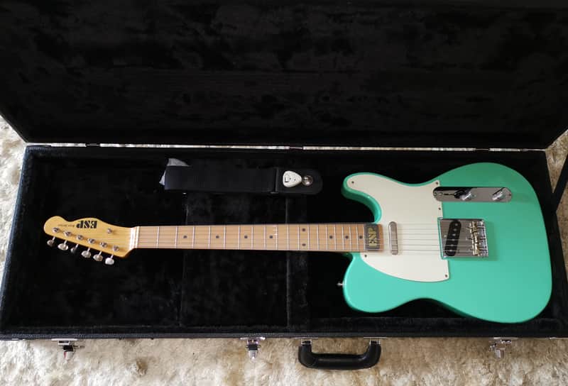 ESP 400 Series Telecaster Sea Foam Green image 1