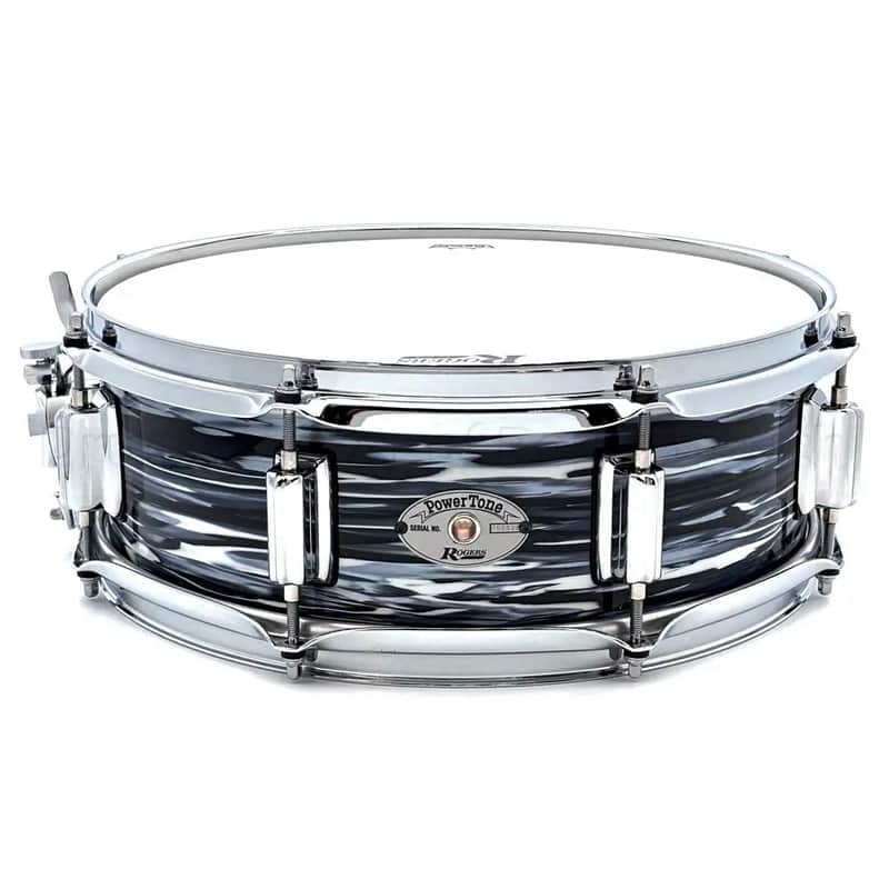 Rogers Powertone Snare Drum 14x5 70s Black Oyster image 1