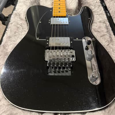 Fender American Ultra Luxe Telecaster Floyd Rose HH 2021 - 2024 - Mystic Black image 1