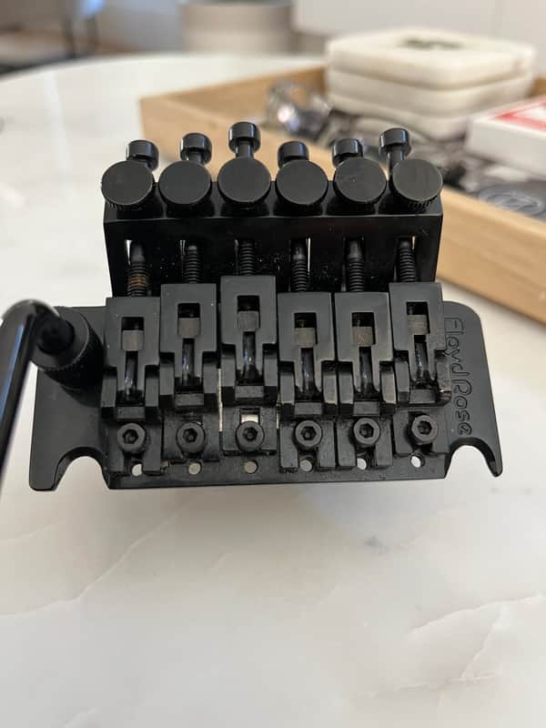 Floyd Rose Original  Black Made in Germany with 37mm Titanium Block R3 nut image 1