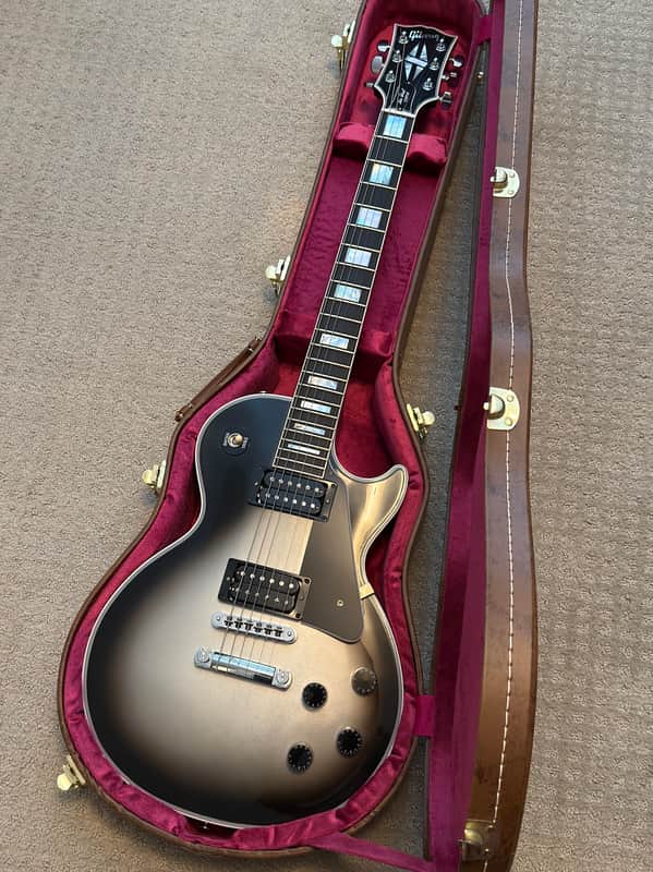 Gibson Custom Shop Les Paul Custom 2021 VOS Silverburst Factory Mods