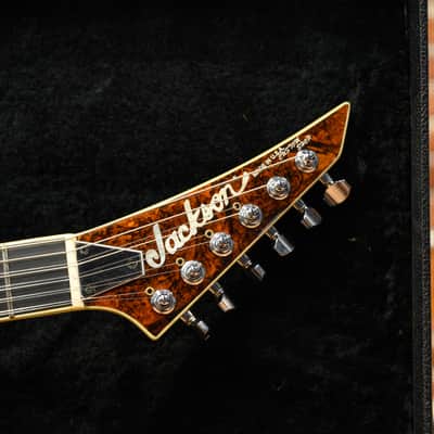 Jackson USA Custom Shop Back to Back Double Neck Rhoads One Off Master Built by Pablo Santana  Rootbeer Swirl 2005 w/OHSC image 11