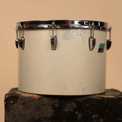 1970s Ludwig 10x14 Silver Sparkle Concert Tom image 8