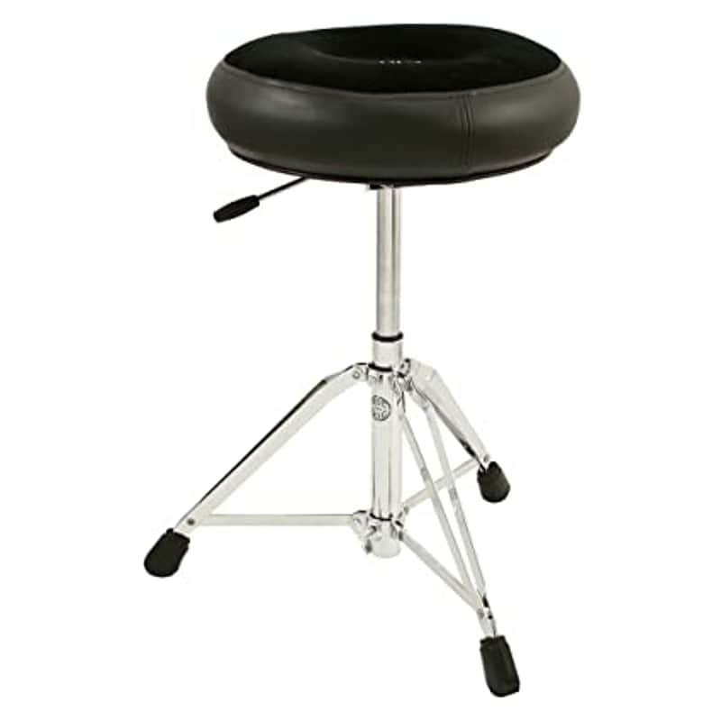 Roc-N-Soc Hydraulic Round Drum Throne Black image 1