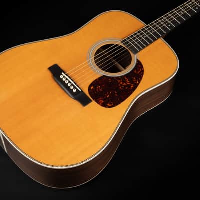 2014 Martin Standard Series HD-28 - Natural | USA All Solid Dreadnought Acoustic Guitar Scalloped X-Bracing Herringbone Binding 42.9mm Nut | OHSC image 6