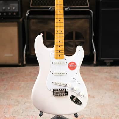 Squier Classic Vibe '50s Stratocaster Electric Guitar - White Blonde image 3