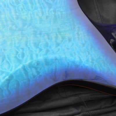 Dean Vendetta 4.0 Translucent Blue Quilted Top Guitar John Petrucci Liquifier Dimarzio Pickups! image 18