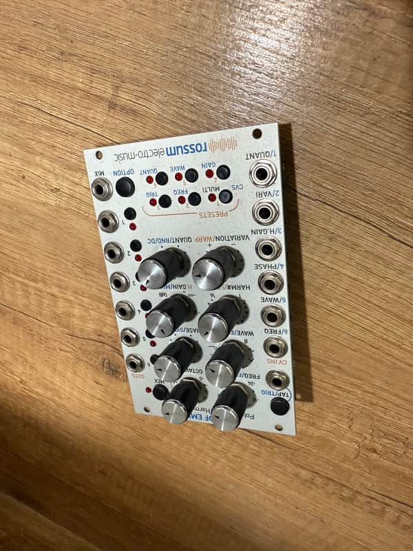 Rossum Electro-Music Mob of Emus Polyfunctional Harmonic Sextet Eurorack Module 2020 - 2021 - Silver image 1