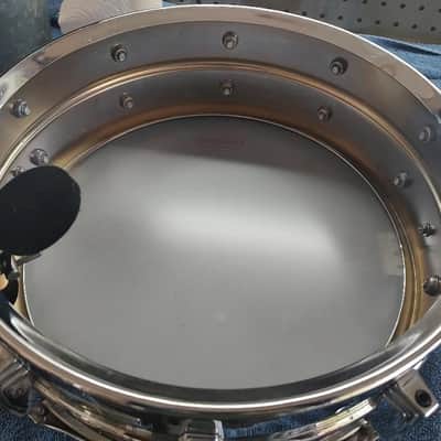 Ludwig Vintage Supraphonic Snare Drum. 1976 5x14 - Very Nice! FREE Snare Stand image 2