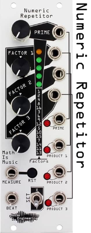 NOISE ENGINEERING NUMERIC REPETITOR SILVER : USED : [DETROIT MODULAR] image 1