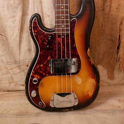 Fender Precision Bass Lefty 1969 - Sunburst image 2