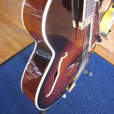 D'Angelico Premier EXL-1 Archtop Electric Guitar Brown Burst w/ Gig Bag DAPEXL1GBRBGT image 10