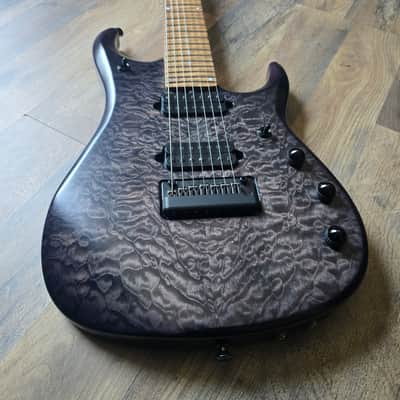 Ernie Ball Music Man JP-15 7 - Transparent Black Quilt image 7