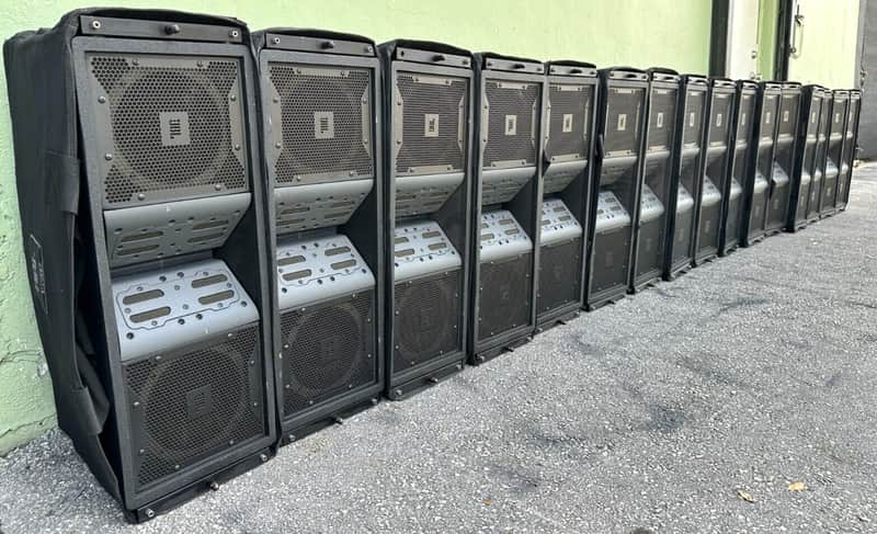 JBL Vertec VT4887A Compact Bi-Amplified 3Way Line Array Element (LOT OF 4)THS image 1
