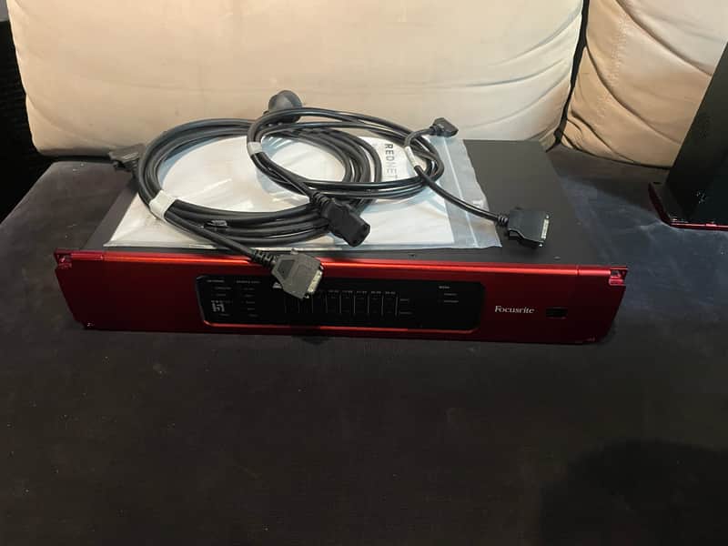 Focusrite RedNet 5 Pro Tools HD Bridge Dante Audio Interface 2010s - Red image 1