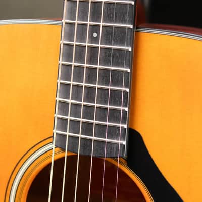 Yamaha FG3 Red Label Acoustic Guitar - Vintage Natural with Gig Bag image 10