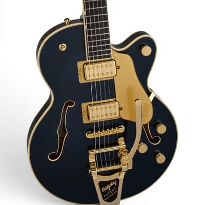 Gretsch Professional Broadkaster Jr. LX Center Block w/String-Thru Bigsby & Deluxe Hardshell Case, Midnight Sapphire image 3