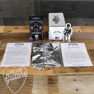 Mint Spaceman Effects Sputnik 1 Silicon Fuzz Pedal - Black Edition image 7