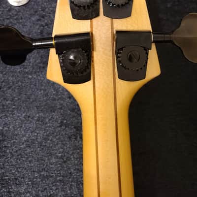 Rick Turner Custom Piezo Fretless Clear Burst image 10