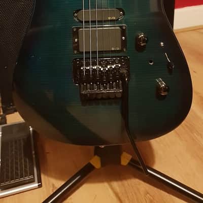 1990 Jackson Professional Fusion Pro Trans Green Made In Japan EMG Schaller Floyd Rose image 15