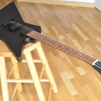 ESP EDWARDS EX125D SCBL Satin Cloudy Black / Explorer® Type / Made In Japan / E-EX125D-SCBL image 2