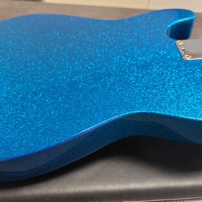 Fender 1958 Telecaster J Mascis BRAND NEW Artist Signature Custom Pickups Mirror Pick Guard Aged Road Worn Relic Neck 50s Vintage Reissue Tele Guitar - Bottle Rocket Blue Flake Metallic image 11