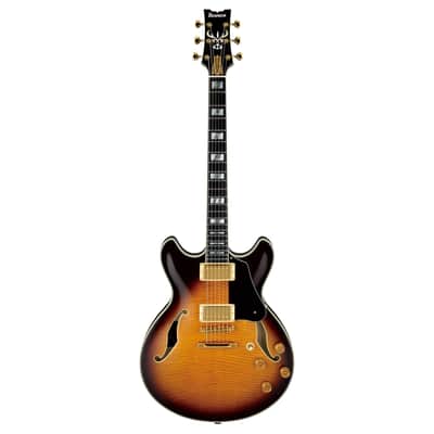 Used Ibanez JSM100VT John Scofield Signature w/Case - Vintage Sunburst image 2