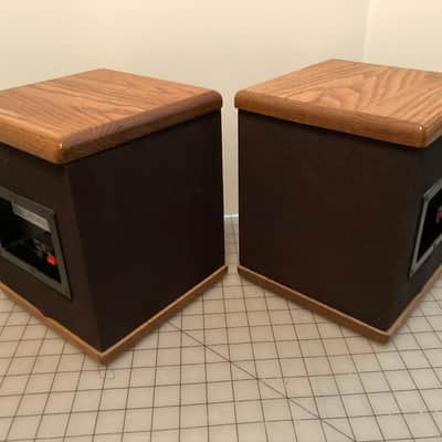 Vintage DCM Half Time Bookshelf Speaker Pair made in Ann Arbor image 2