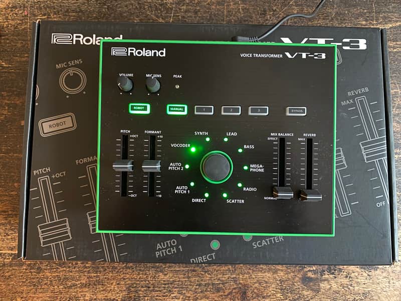 Roland AIRA VT-3 Voice Transformer mint boxed with Decksaver image 1