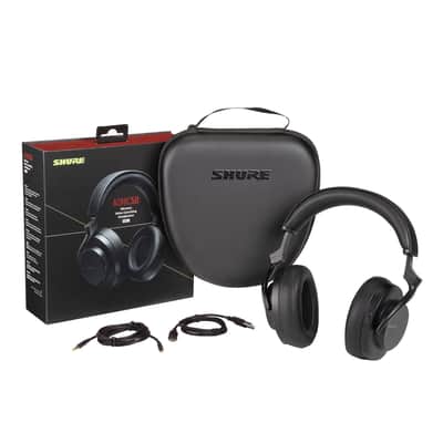 Shure AONIC 50 Gen 2 Wireless Noise Cancelling Headphones, Premium Studio Sound, Bluetooth 5, Customizable EQ, 45-Hour Battery, Over-Ear, Black image 2