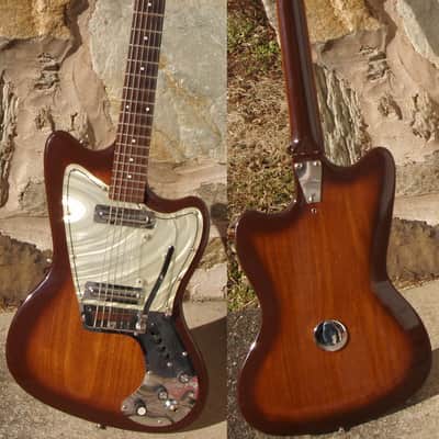 Danelectro  Coral Hornet 2NV 1964 Brownburst image 3