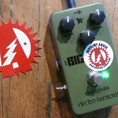 Alchemy Audio modified Electro-Harmonix Big Muff green Russian reissue Fuzz Distortion New In Box image 1