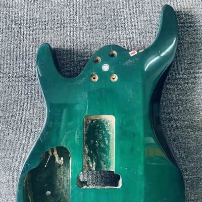 Green Burst HSH Guitar Basswood Body with Tiger Maple Top image 5