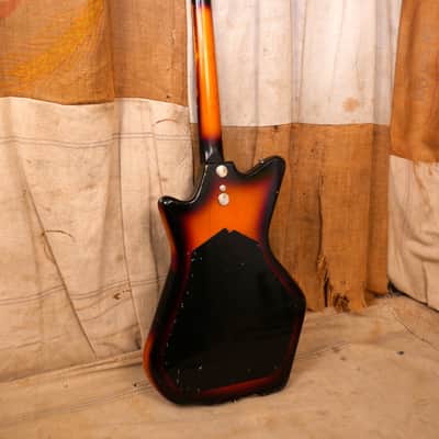 Airline Jetson's One Pickup Solid Body 1960's Redburst image 7