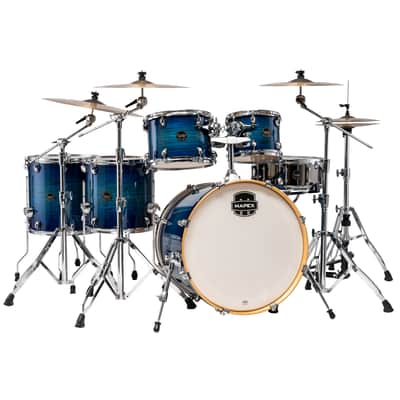 Mapex Armory Studioease 6-Pc Shell Pack w/ 22" Kick - Blue Wave Burst image 1